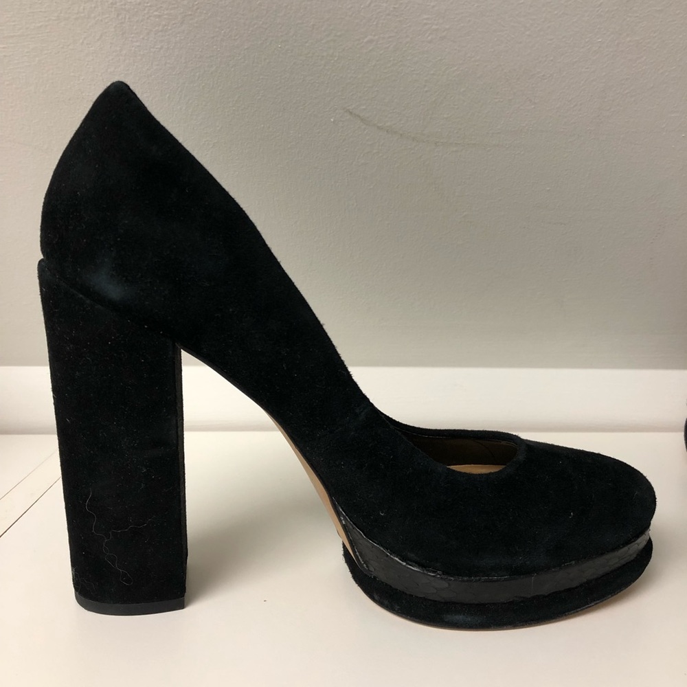 Black Dolce Vita Chunky Heels